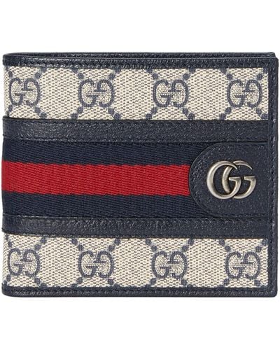 Gucci Ophidia Gg Bifold Wallet - Blue