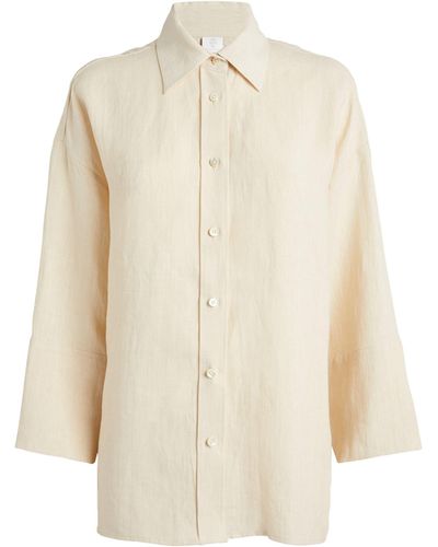 Eleventy Linen Classic Shirt - White