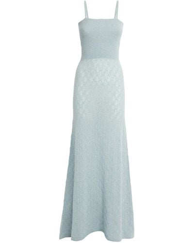 Barrie Cashmere-lace Summer Dress - Blue
