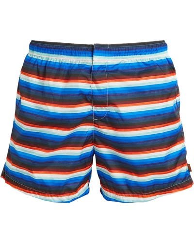Missoni Striped Swim Shorts - Blue