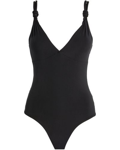 Maygel Coronel Knotted Swimsuit - Black