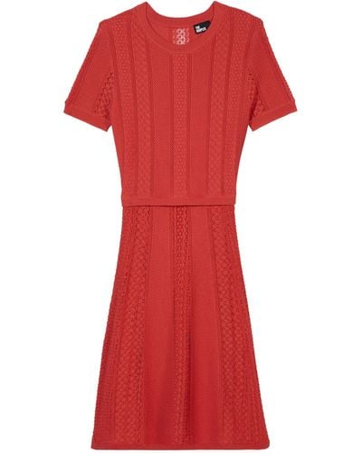 The Kooples Knitted Mini Dress - Red