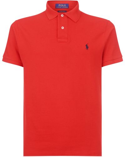 Polo Ralph Lauren Logo Polo Shirt - Red