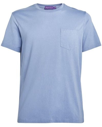 Ralph Lauren Purple Label Cotton T-shirt - Blue