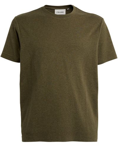 FRAME Cotton T-shirt - Green
