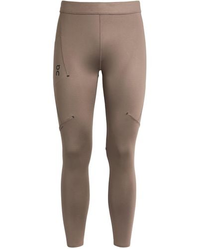 On Shoes Performance Running Tights - Gray