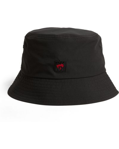 DKNY Embroidered Logo Bucket Hat - Black
