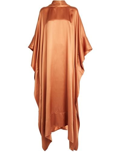 ‎Taller Marmo Silk New Age Maxi Dress - Orange