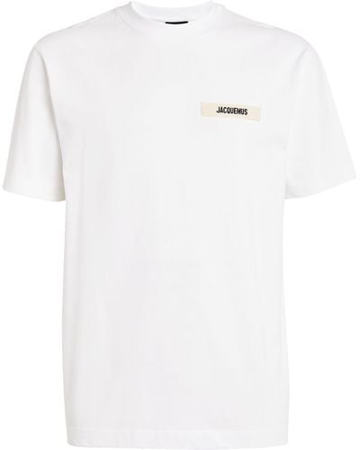 Jacquemus Grosgrain Logo T-shirt - White