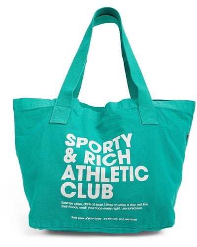 Sporty & Rich Exercise Tote Bag - Green