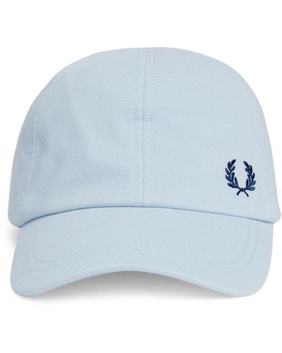 Fred Perry Logo Baseball Cap - Blue