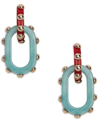 La DoubleJ Nefertiti Earrings - Blue