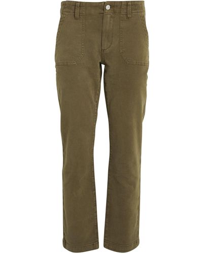 PAIGE Mayslie Straight Jeans - Green