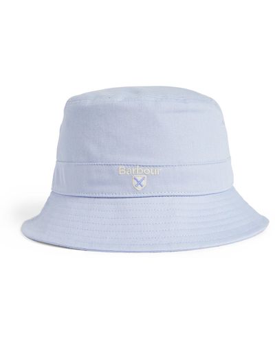 Barbour Cotton Cascade Bucket Hat - Blue