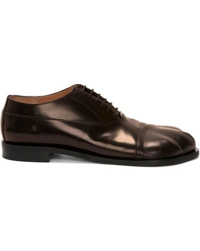 JW Anderson Leather Paw Derby Shoes - Brown