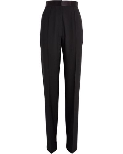 Nensi Dojaka Wide-leg Tailored Trousers - Black