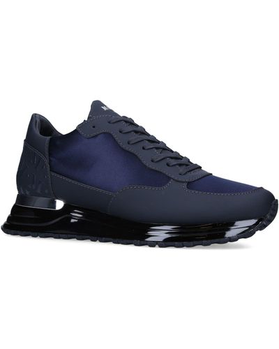 Mallet Popham Satin Runner Sneakers - Blue