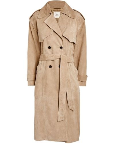 Anine Bing Finley Trench Coat - Natural
