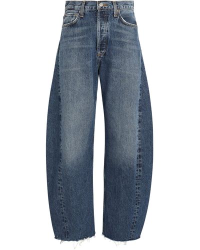 Agolde Luna Barrel-leg Jeans - Blue