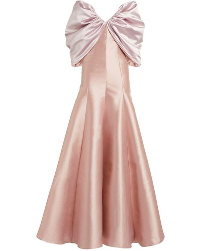 Alexis Mabille Bow-sleeve Gown - Pink