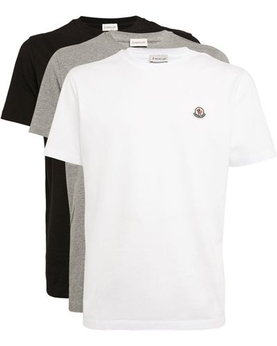 Moncler Cotton T-shirt (pack Of 3) - Orange