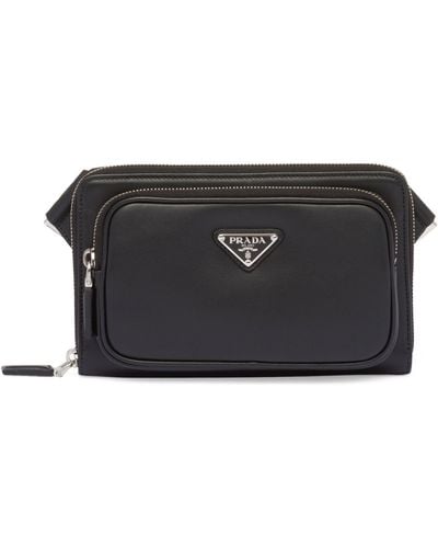 Prada Leather Belt Bag - Black