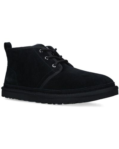 Ugg mens lamont boots black sale