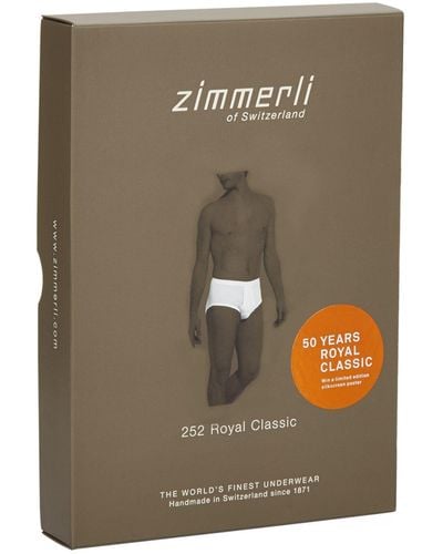 Zimmerli of Switzerland 252 Royal Classic Briefs - White