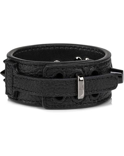 Christian Louboutin Paloma Leather Bracelet - Black
