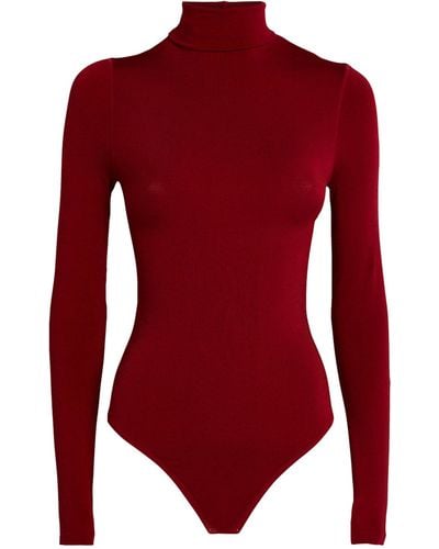 Wolford Rollneck Colorado Bodysuit - Red