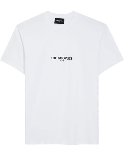 The Kooples Cotton Logo T-shirt - White