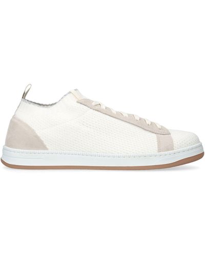 Eleventy Knitted Low-top Trainers - White