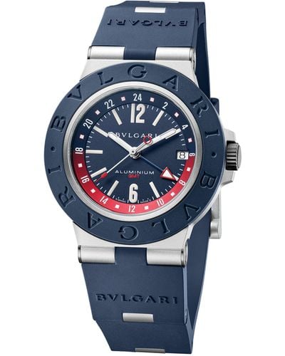 BVLGARI Aluminium Watch 40mm - Blue