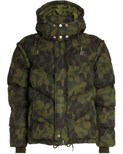 Keiser Clark Camouflage Puffer Jacket - Green