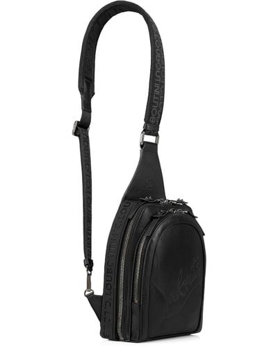Christian Louboutin Loubifunk Leather One-strap Backpack - Black