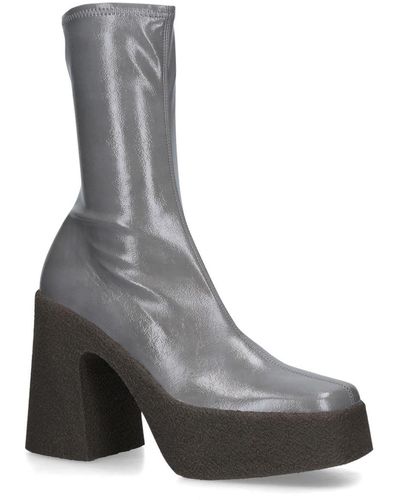 Stella McCartney Platform Ankle Boots - Grey
