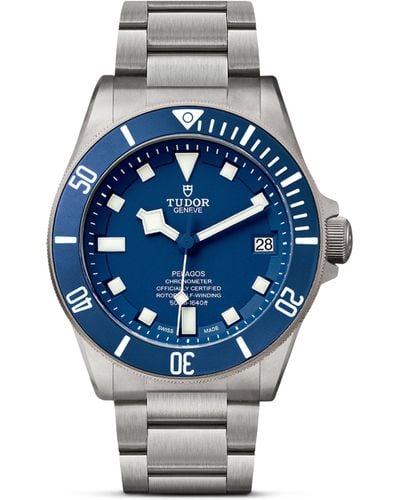 Tudor Pelagos Titanium And Steel Watch 42mm - Blue