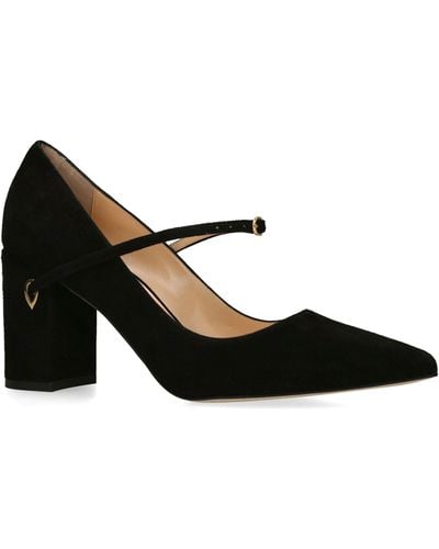 Jennifer Chamandi Suede Lore Court Shoes 85 - Black