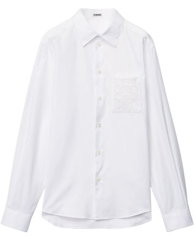 Loewe Debossed Anagram Shirt - White