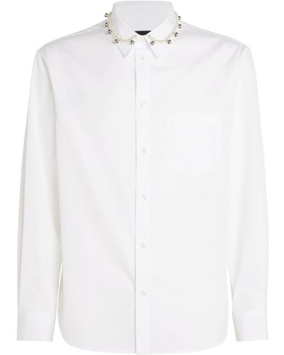 Simone Rocha Beaded Classic Shirt - White