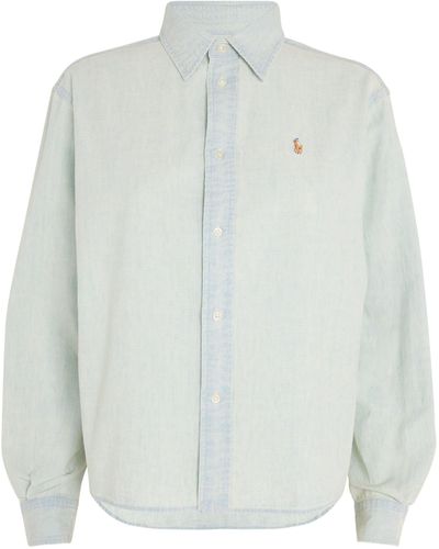 Polo Ralph Lauren Cotton Polo Pony Shirt - White