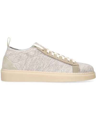 Eleventy Knitted Low-top Trainers - Natural