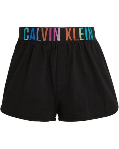 Calvin Klein Intense Power Pride Sleep Shorts - Black