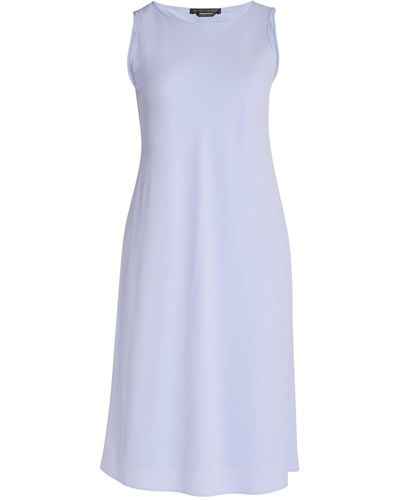 Marina Rinaldi Sleeveless Midi Dress - Blue