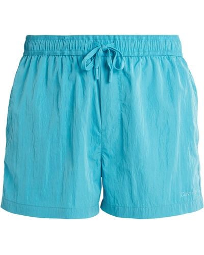 Calvin Klein Drawstring Logo Shorts - Blue