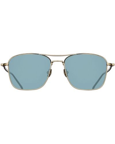 Matsuda Cross-bar Sunglasses - Blue