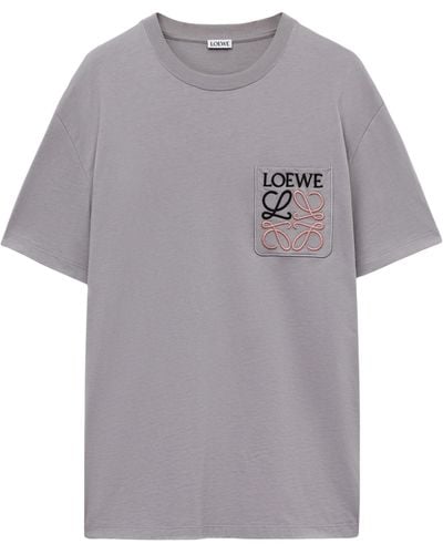 Loewe Pocket Anagram T-shirt - Gray