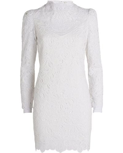Isabel Marant Long-sleeve Daphne Mini Dress - White