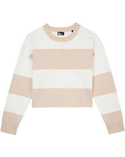 The Kooples Cotton Striped Sweater - White