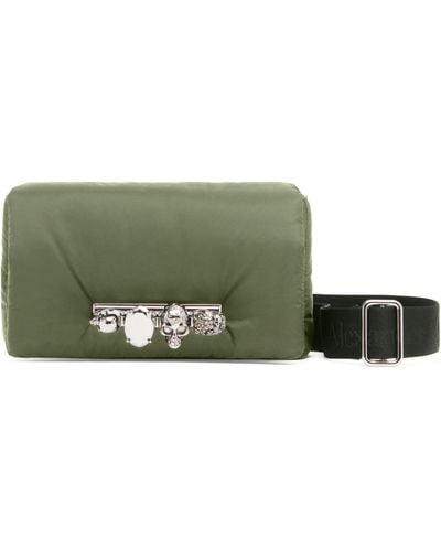 Alexander McQueen Padded Knuckle Belt Bag - Green